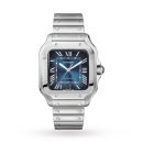 Cartier Santos de Cartier Men Automatic Blue Stainless Steel Watch