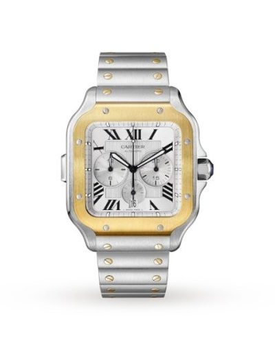 Cartier Santos de Cartier Men Automatic Silver Stainless Steel Watch