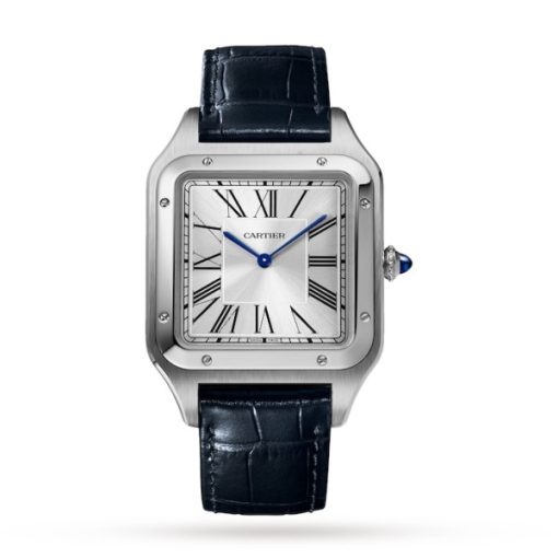 Cartier Santos-Dumont Men Automatic Silver Stainless Steel Watch