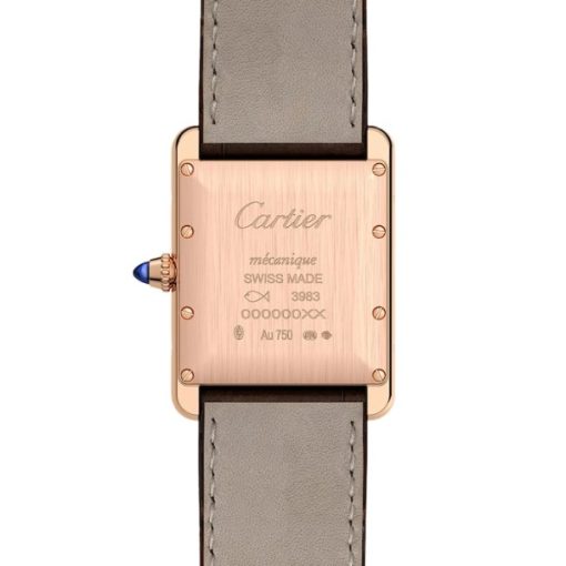 Cartier Tank Louis Cartier Women Automatic White Leather Watch - Image 3