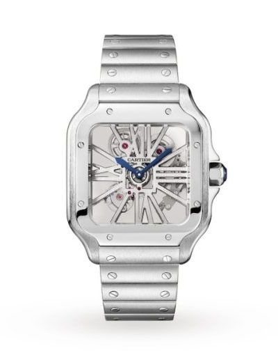 Cartier Santos de Cartier Men Automatic Silver Stainless Steel Watch