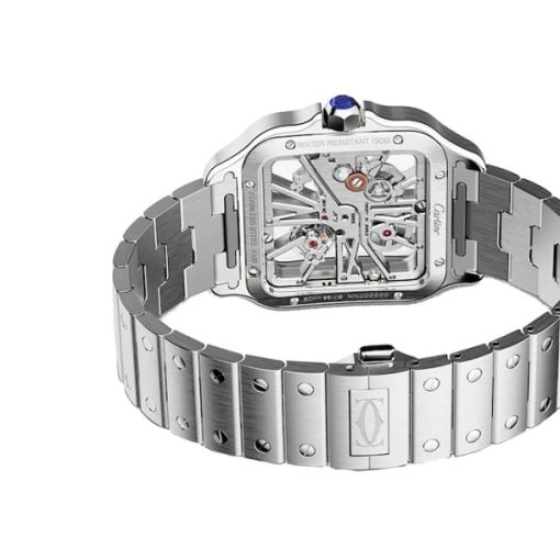 Cartier Santos de Cartier Men Automatic Silver Stainless Steel Watch - Image 5