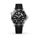 Omega Seamaster Men Automatic Black Rubber Watch