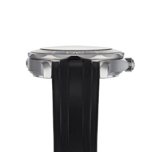 Omega Seamaster Men Automatic Black Rubber Watch - Image 4