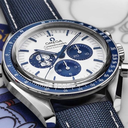 Omega Speedmaster Men Automatic Silver Nylon Watch - Image 3