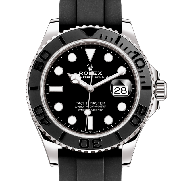 Yacht-Master 42mm Warranty White Gold oysterflex