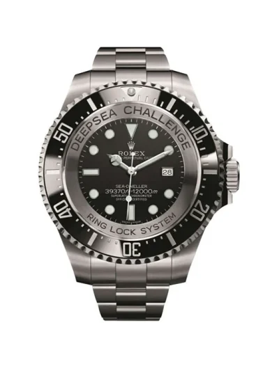 Rolex Deepsea Challenge Black Dial SS Case Watch 51 Mm