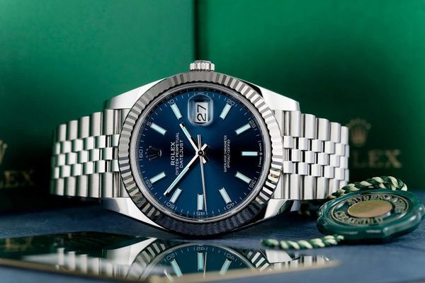 DateJust 36mm blue dial jubilee - Image 6