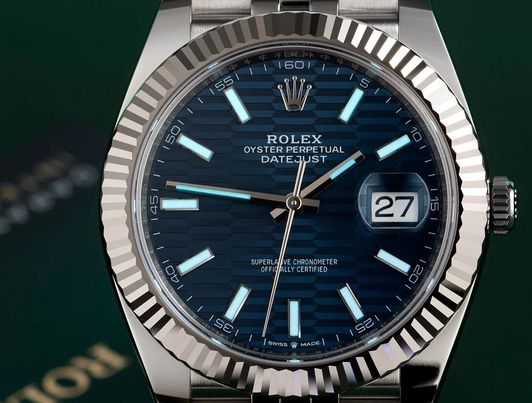 Datejust 36mm blue dial Fluted Motif jubilee - Image 6
