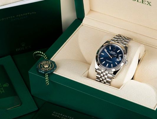 Datejust 36mm blue dial Fluted Motif jubilee - Image 4