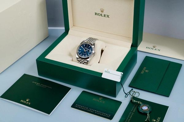 DateJust 36mm blue dial jubilee - Image 5