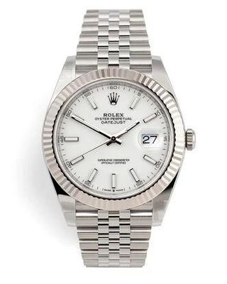 datejust 41mm White dial Jubilee