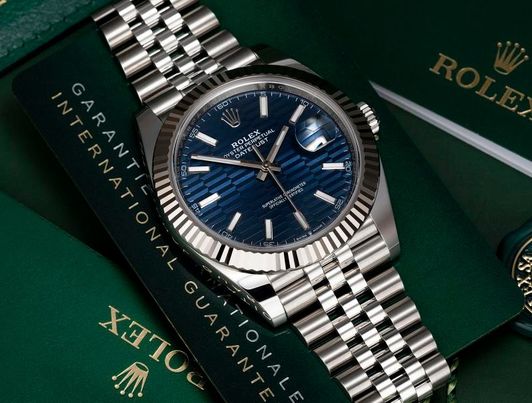 Datejust 36mm blue dial Fluted Motif jubilee - Image 3