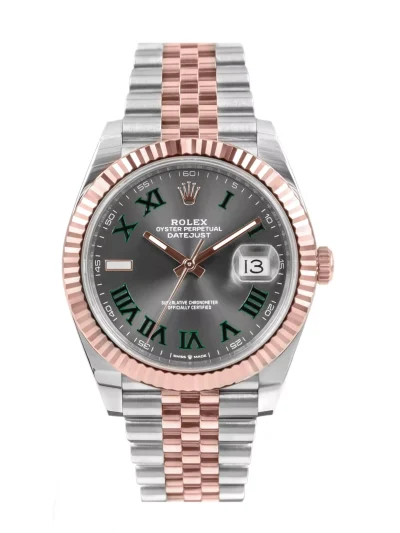 Rolex Datejust 41 ‘Wimbledon’ Dial Two-Tone Everose Jubilee