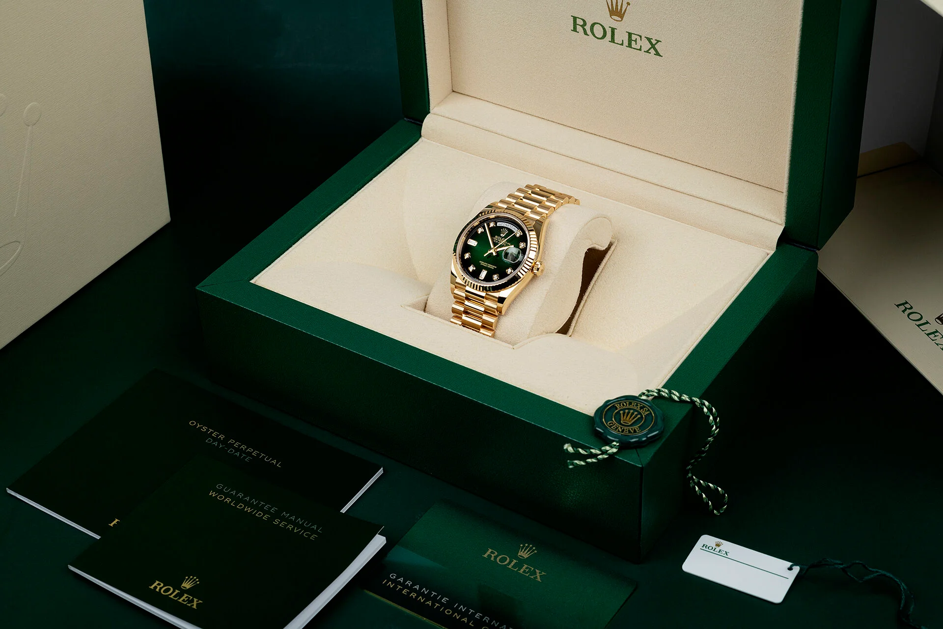 Rolex Day-Date 36 "Green Ombré" Extremely Rare - Image 3