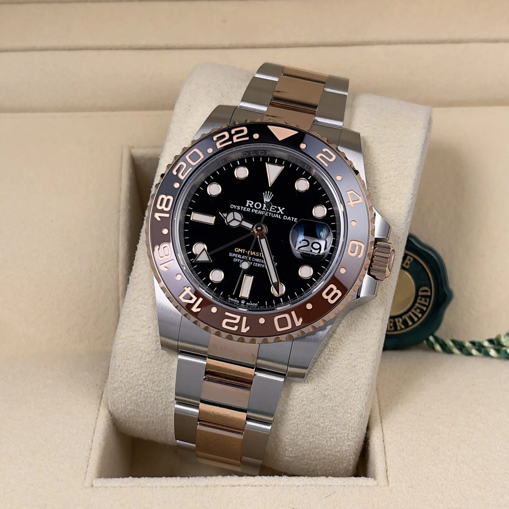 Rolex GMT-Master II ‘Rootbeer’ Two-Tone Everose Gold Oyster - Image 3