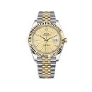 Datejust 41mm Champagne Fluted Motif Index Dial Jubilee