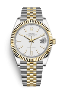 Datejust 41 Steel & Yellow Gold 126333 White Index Jubilee