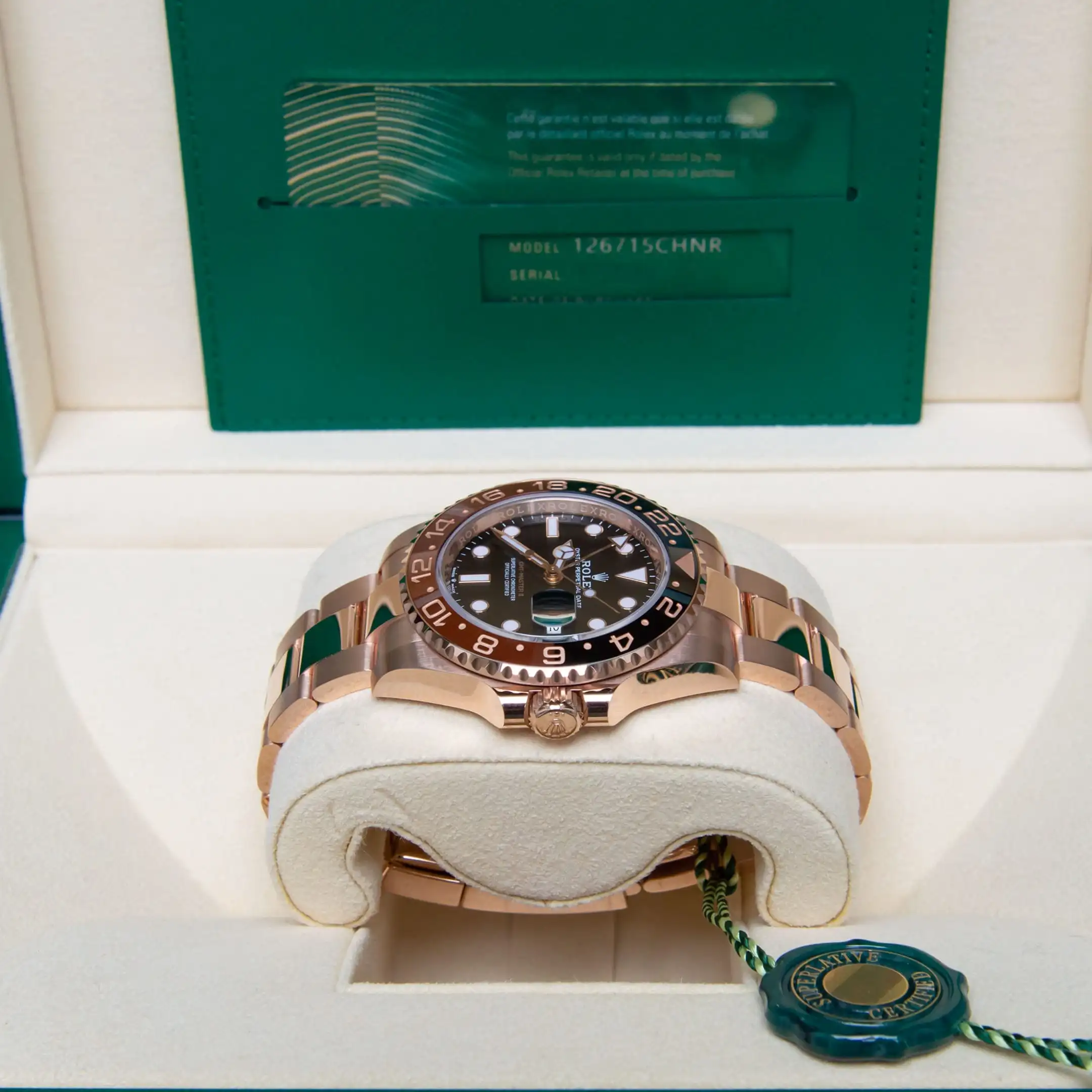 Rolex GMT-Master II ‘Rootbeer’ Everose Gold Oyster - Image 2