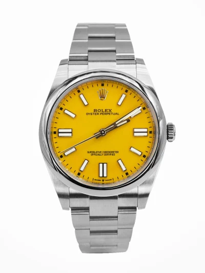 Rolex Oyster Perpetual 41 ‘Yellow’ Dial Oyster