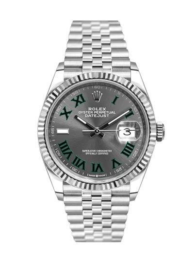 Rolex Datejust 36 ‘Wimbledon’ Dial Jubilee