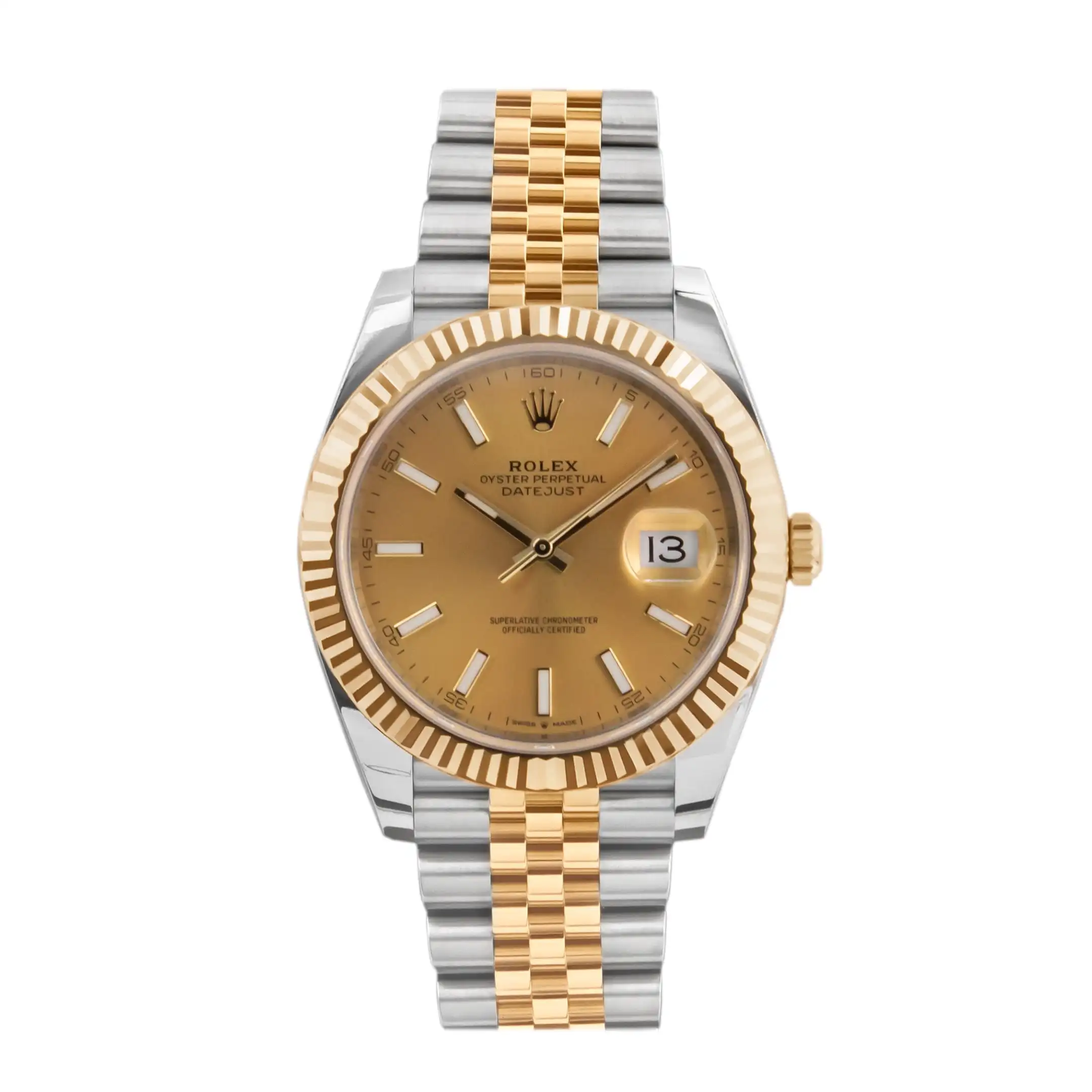 Rolex Datejust 36 ‘Champagne Index’ Dial Two-Tone Jubilee
