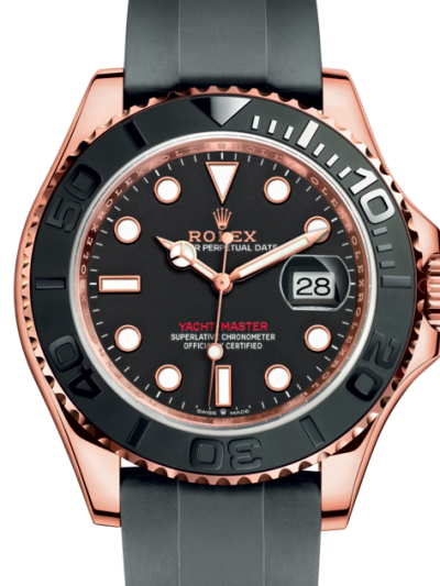 Yacht-Master 40mm Everose Gold 'Oysterflex'