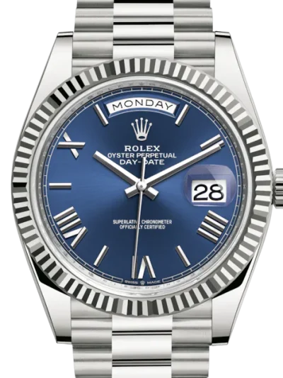 DAY-DATE 40mm blue roman dial